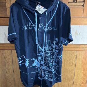 Howl's Moving Castle baseball jersey Size Medium NWT